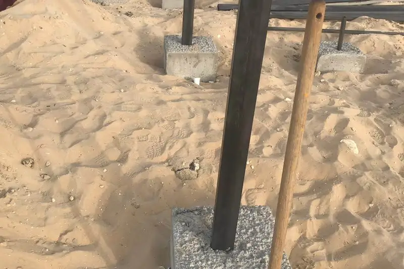 هيكل فولاذي في الجبيل — تنفيذ خبراء الهناجر والبناء
