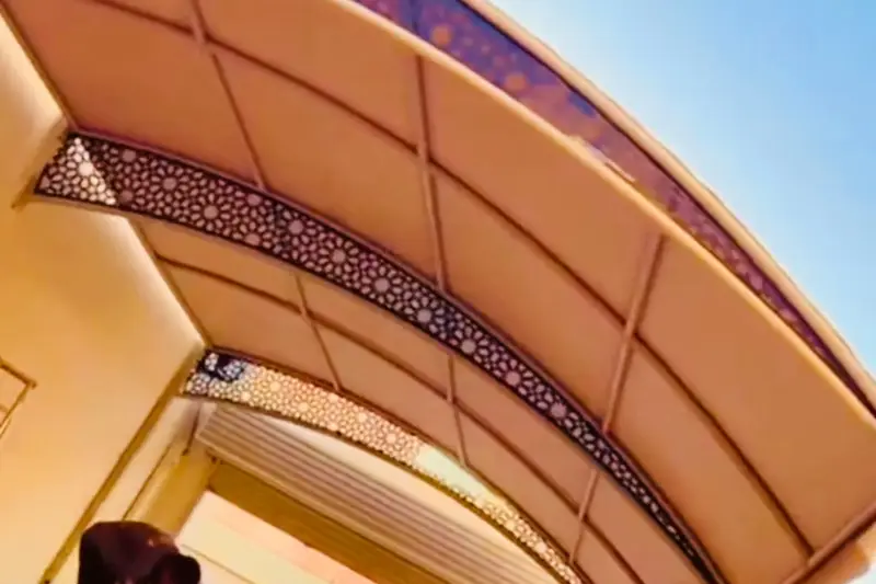 برجولا في المبرز — تنفيذ خبراء الهناجر والبناء